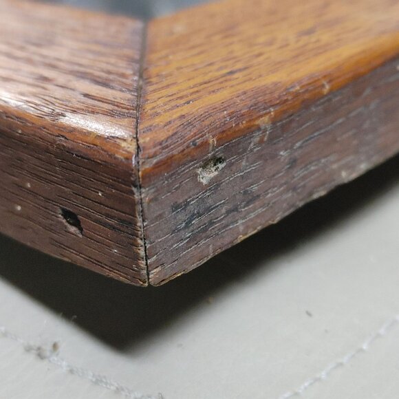 Framed A Young Boy In Straw Hat Wooden Frame 17 by 14 Wall Art Farmhouse Decor - Picture 12 of 16